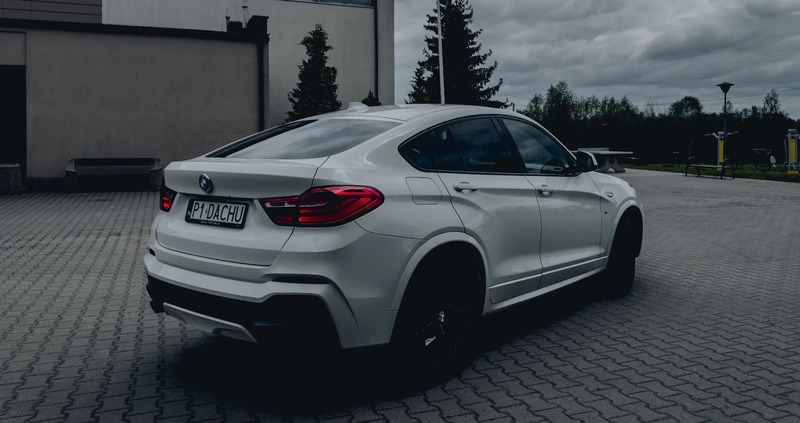 BMW X4 cena 99015 przebieg: 108500, rok produkcji 2014 z Recz małe 137